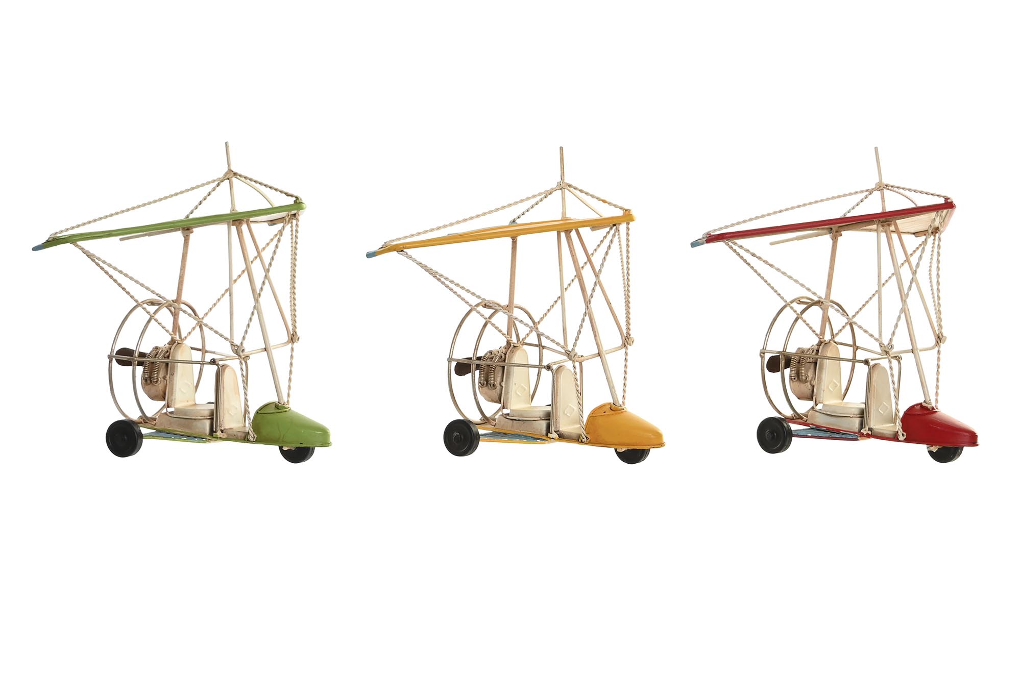 VEHICULO DECORACION METAL 32X18,5X25 3 SURT.
