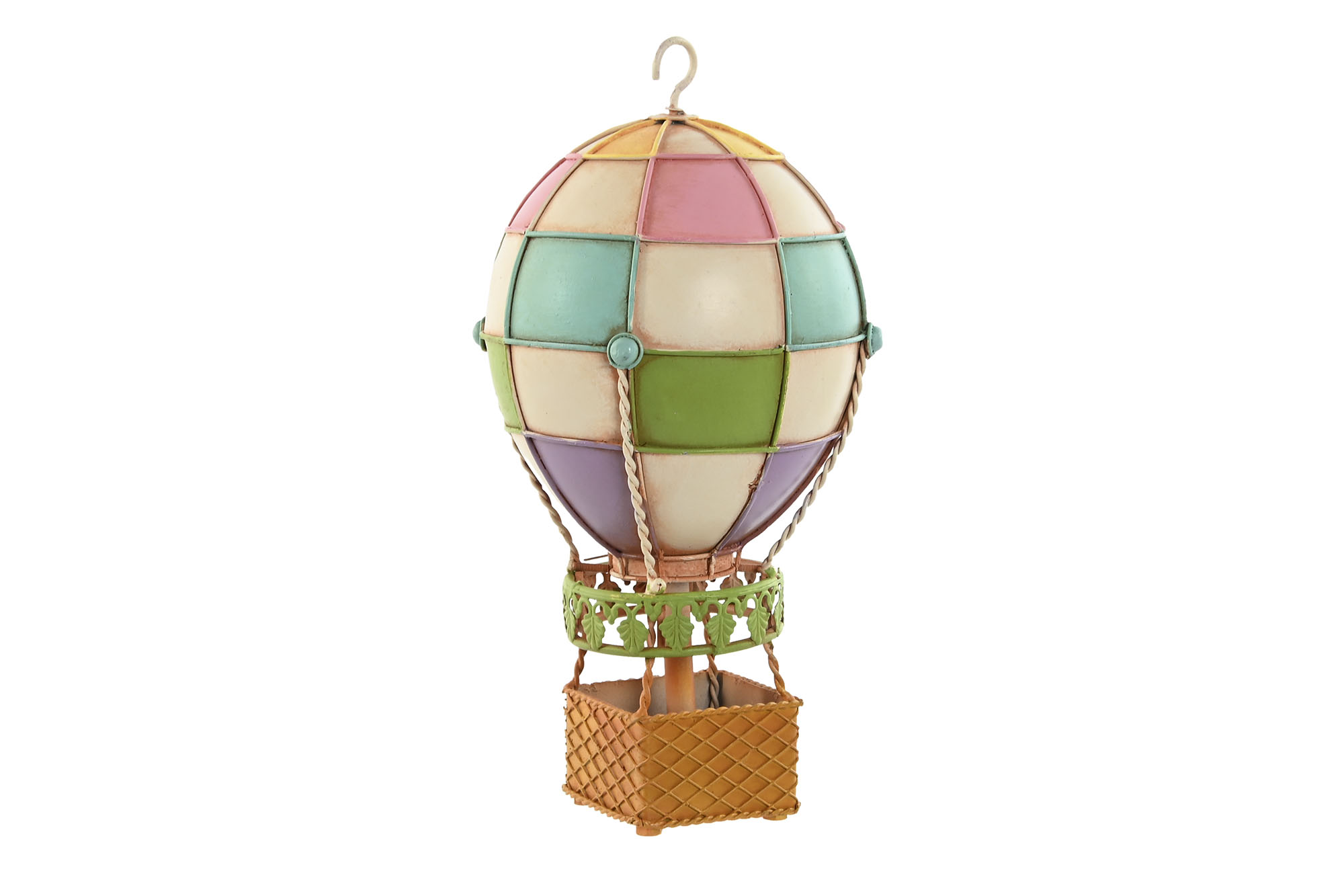 DECORACION METAL 13X13X25 MULTICOLOR