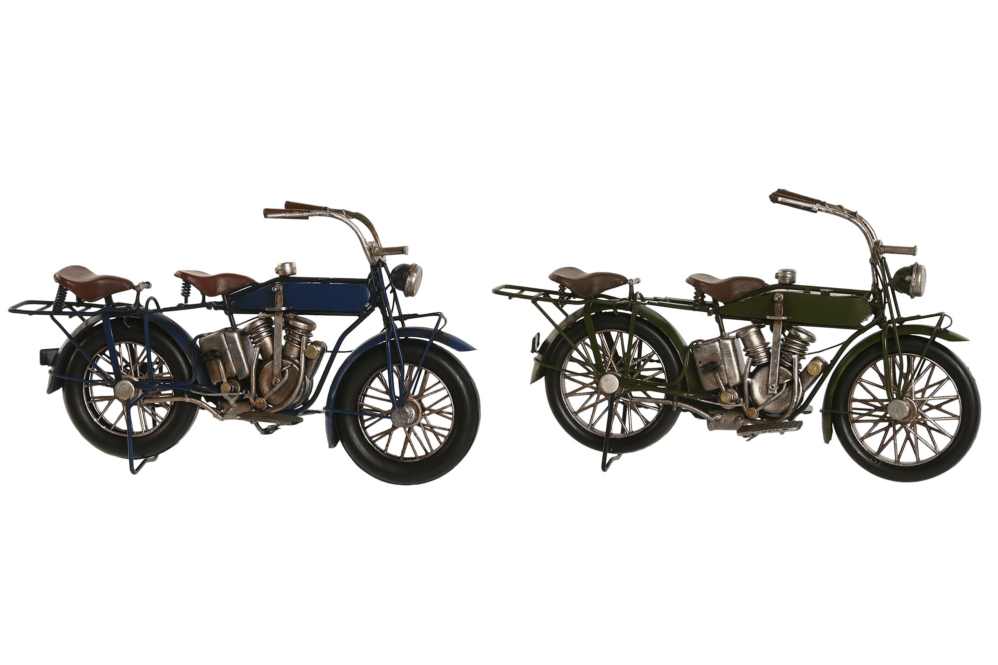 VEHICULO DECORACION METAL 31X8X16 MOTO 2 SURT.