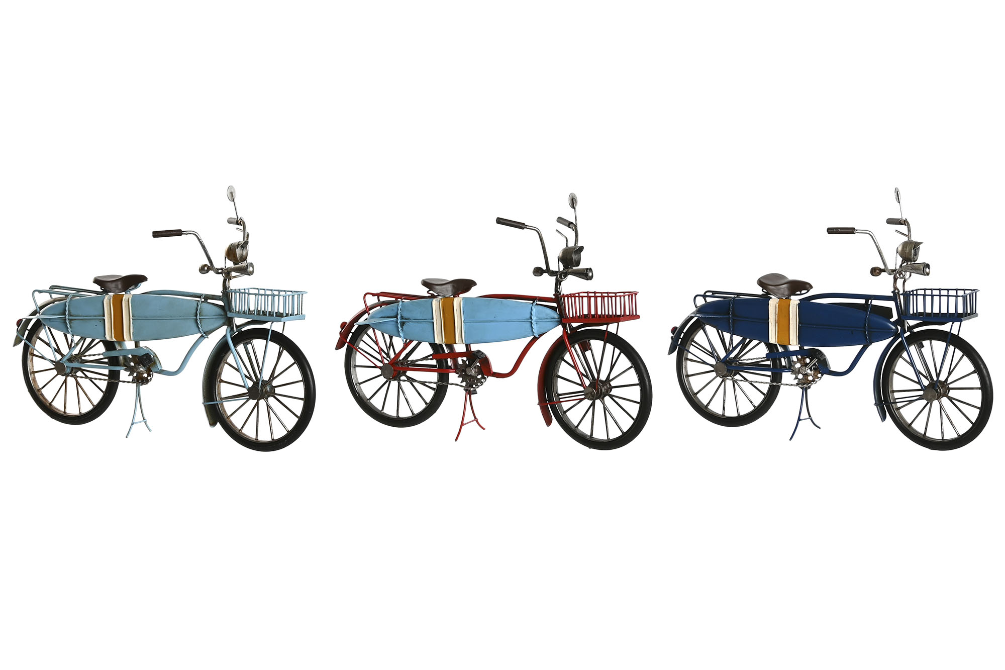VEHICULO DECORACION METAL 30X13X22 3 SURT.