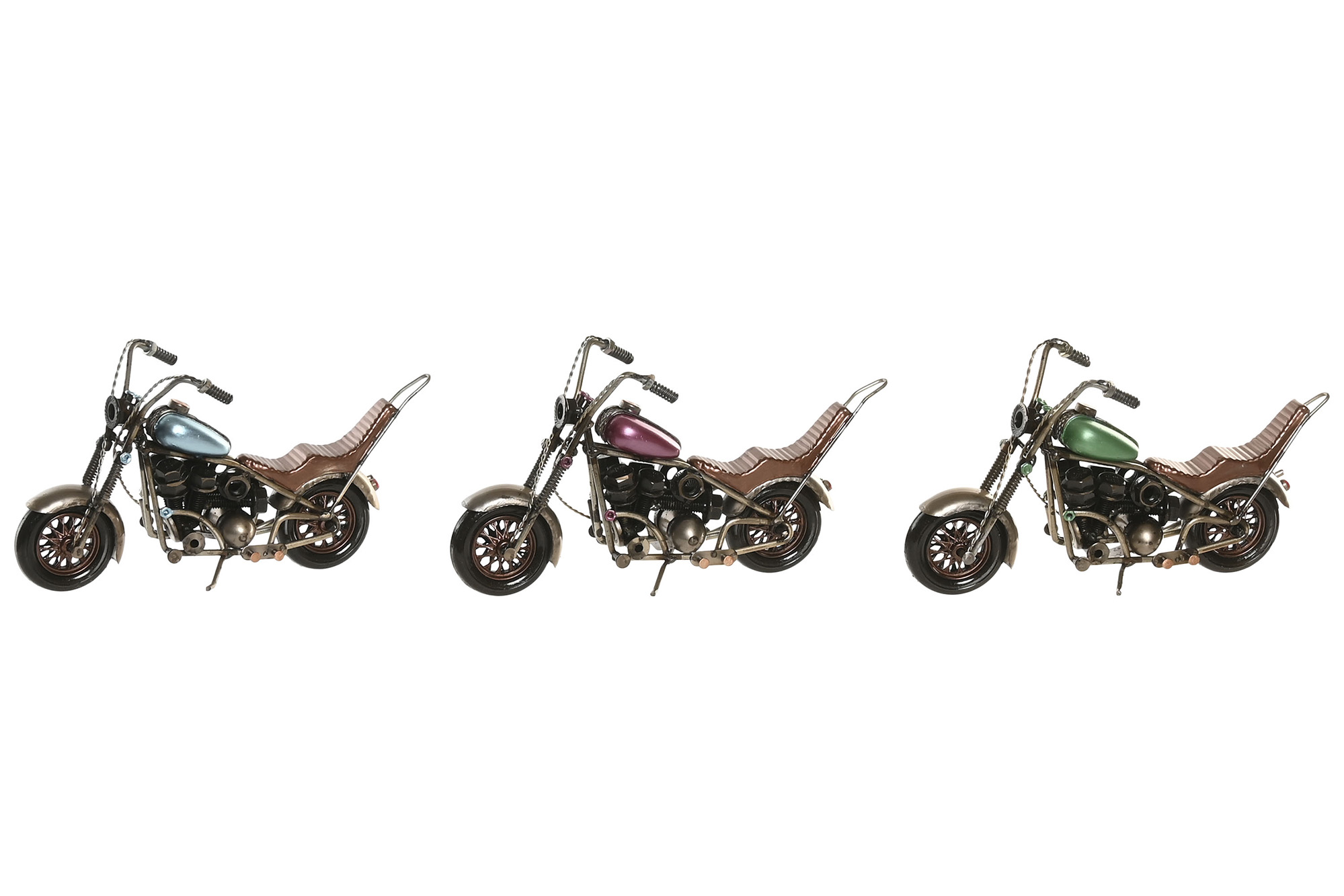 VEHICULO DECORACION METAL 23X8X11 3 SURT.