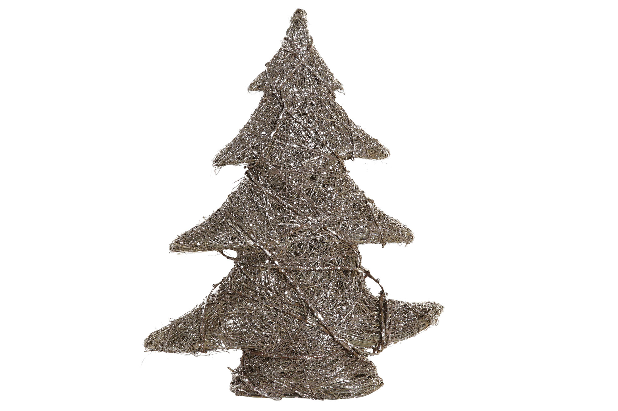 ARBOL RATAN LED 46X14X60 PURPURINA MARRON
