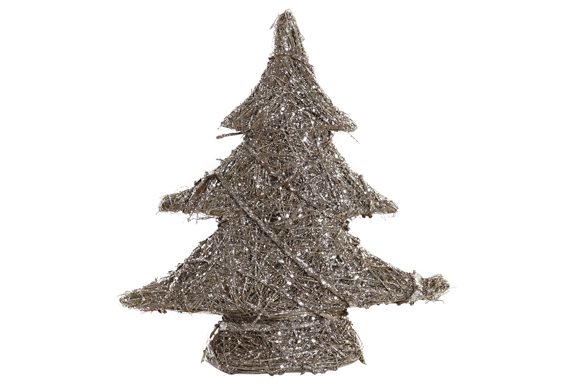 ARBOL RATAN LED 37X10X41 PURPURINA MARRON