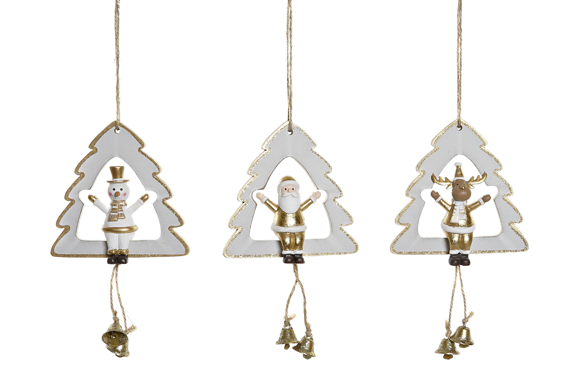 DECORACION COLGANTE MADERA 11X4X21 ARBOL 3 SURT.