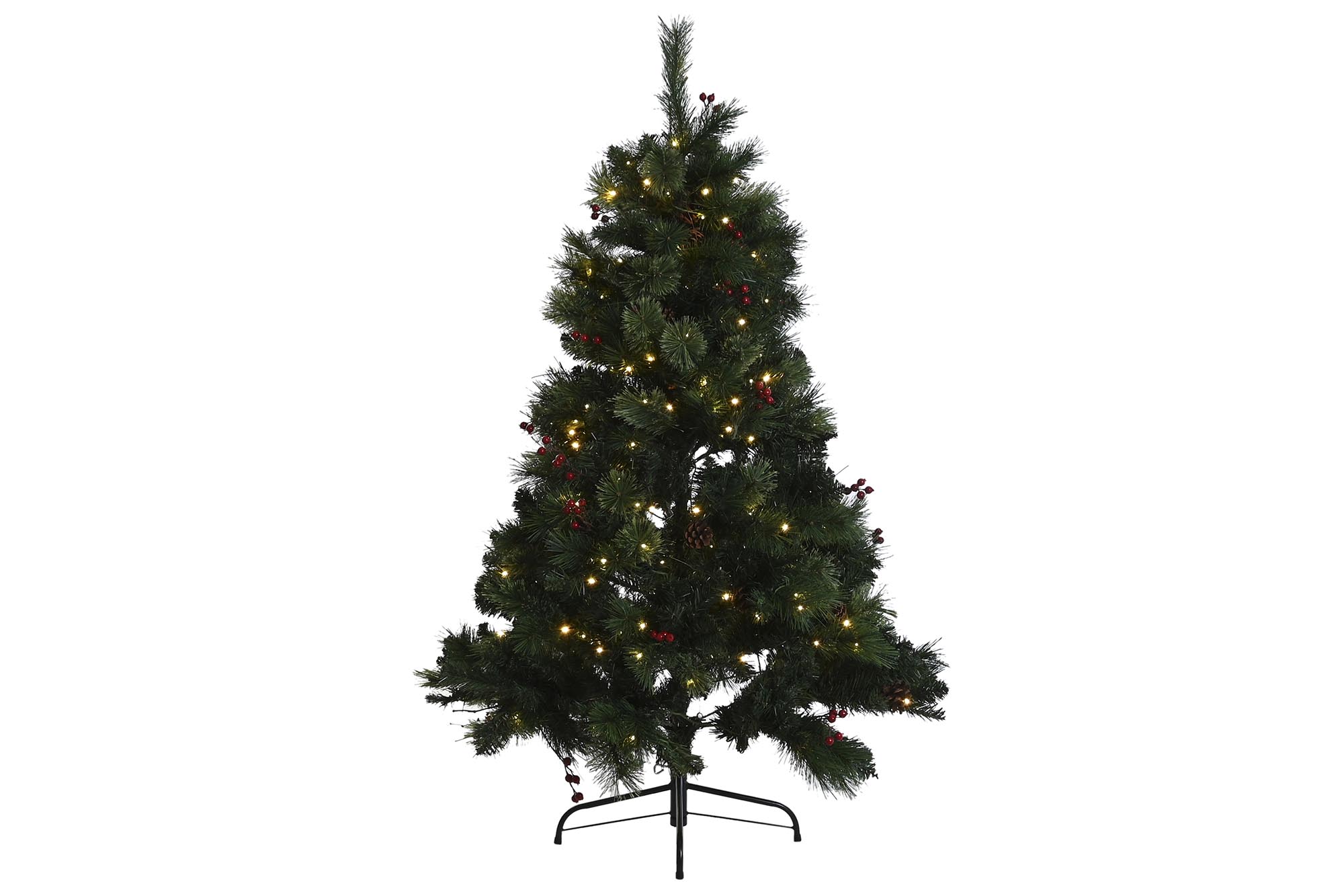 ARBOL LED PVC 100X100X150 250 LEDS VERDE