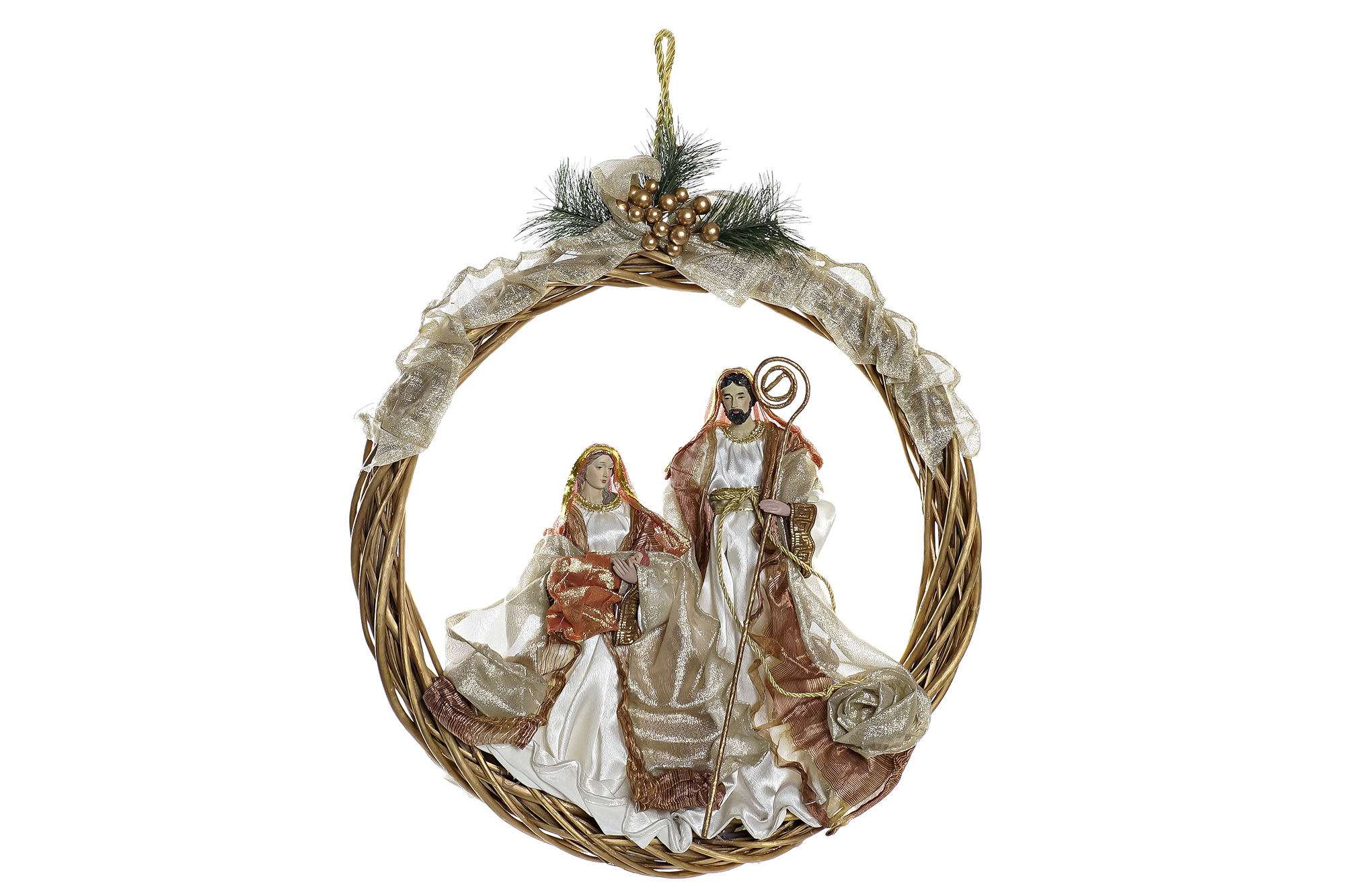 NACIMIENTO POLIESTER 49X5X49 CORONA BLANCO