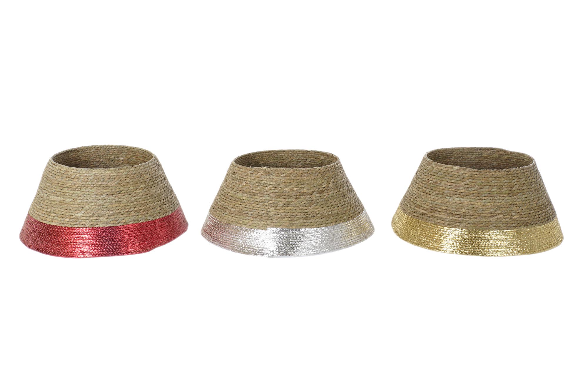 BASE ARBOL FIBRA SEAGRASS 57X57X28 3 SURT.