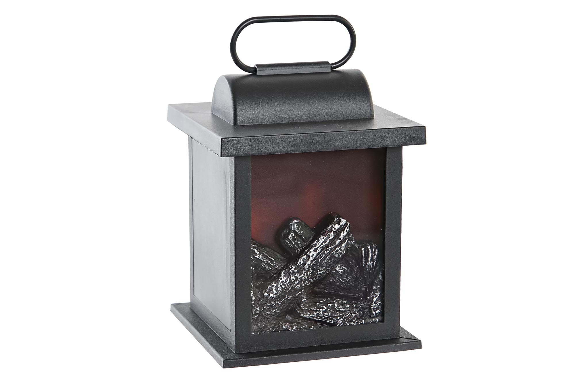 CHIMENEA LED PP 12X12X18 NEGRO