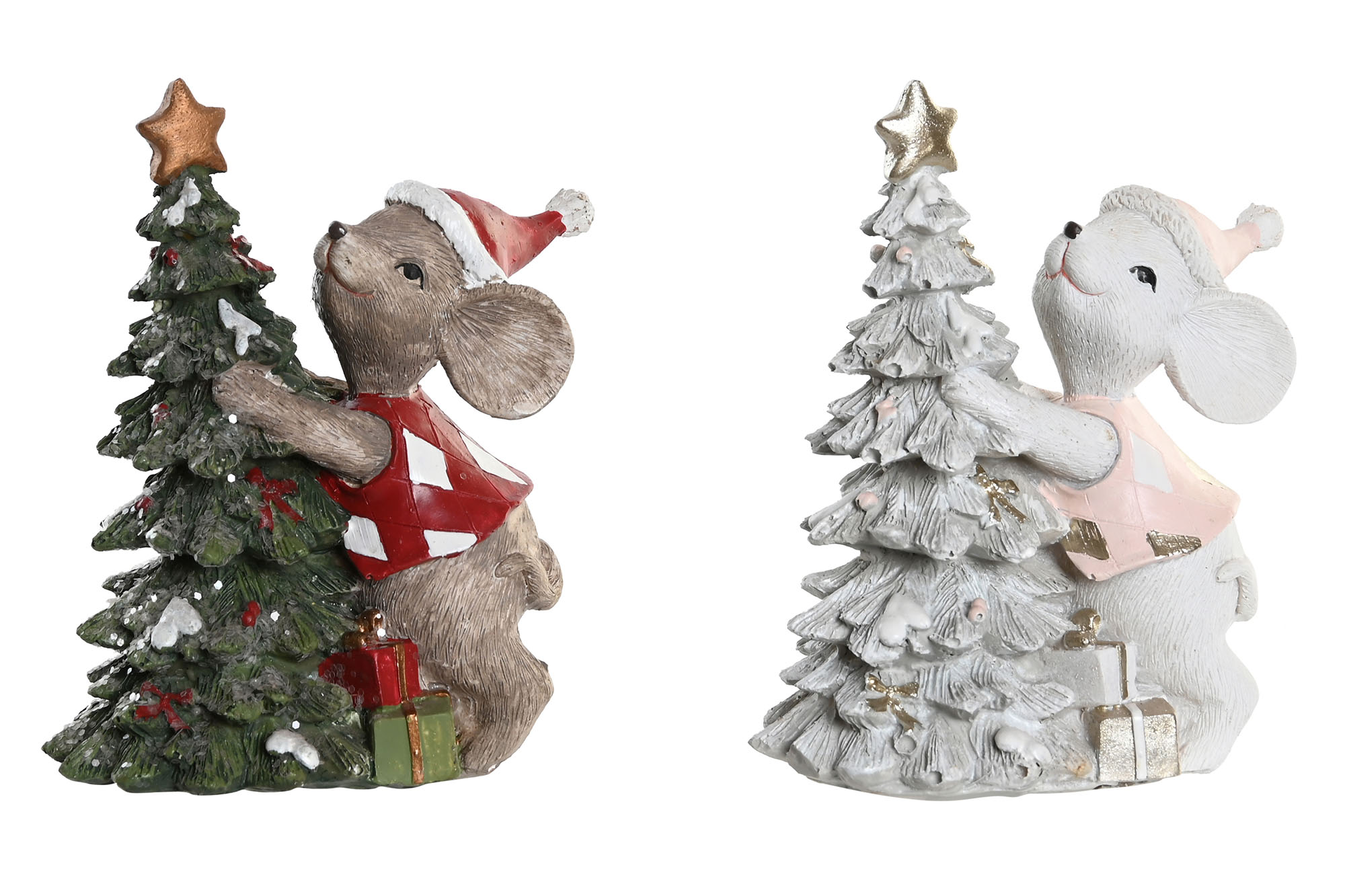 FIGURA RESINA 10X6,5X11 RATON 2 SURT.