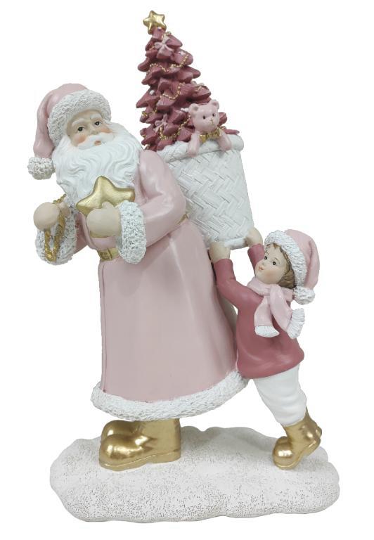 FIGURA RESINA 12X9X19 SANTA 2 SURT.