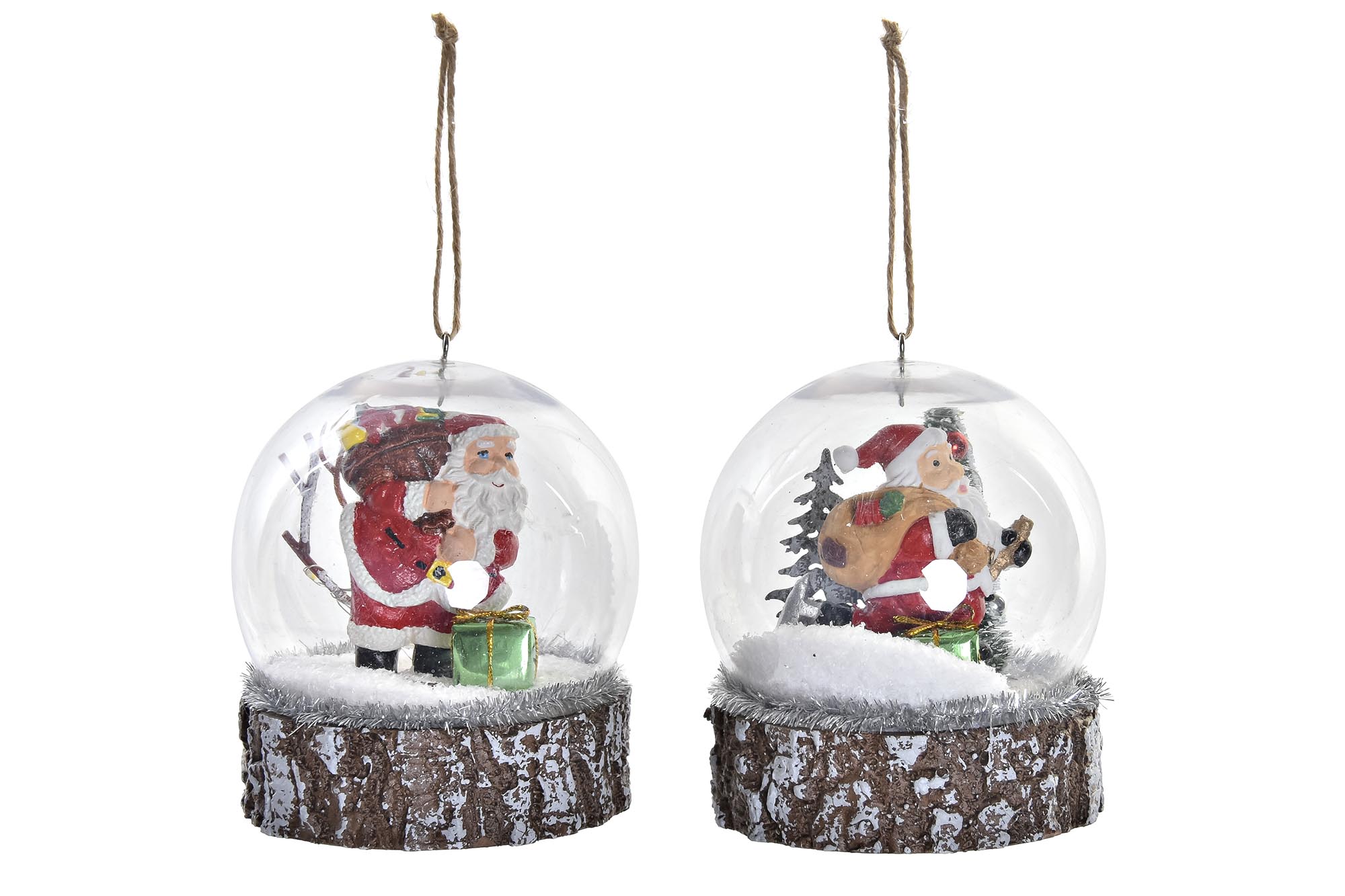 DECORACION COLGANTE LED 10X10X12,5 NOEL 2 SURT.