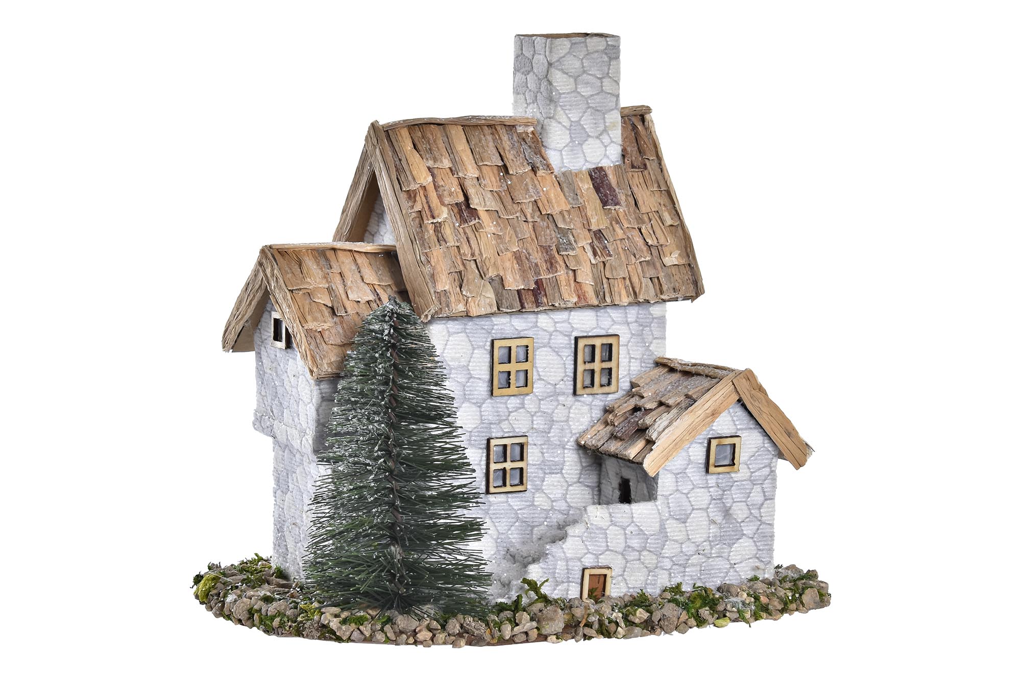 CASA POREXPAN CORTEZA 22X17X23 GRIS