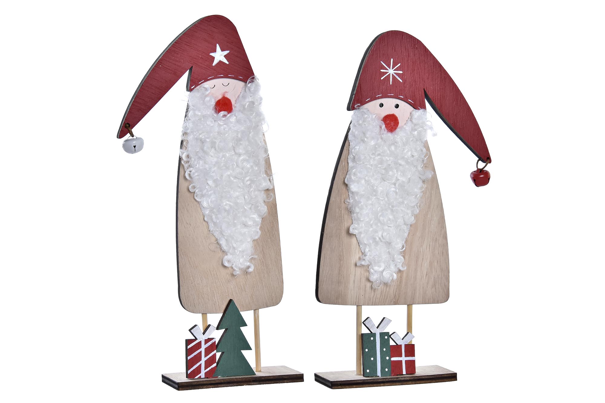 FIGURA MDF POLIESTER 11X4X26 PAPA NOEL 2 SURT.