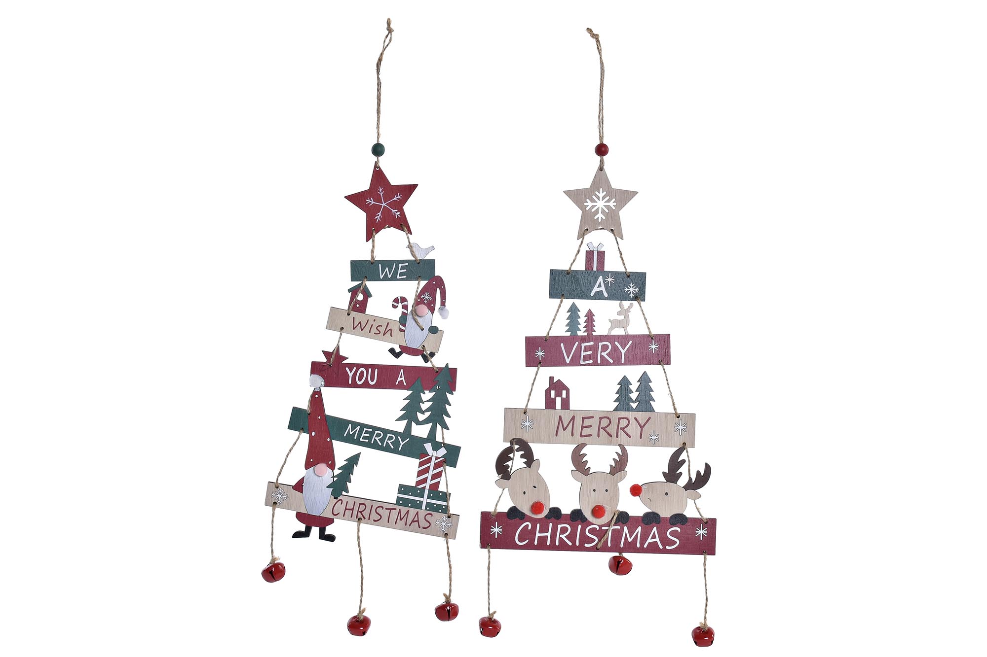 DECORACION COLGANTE MDF 16,5X1X40 ARBOL 2 SURT.