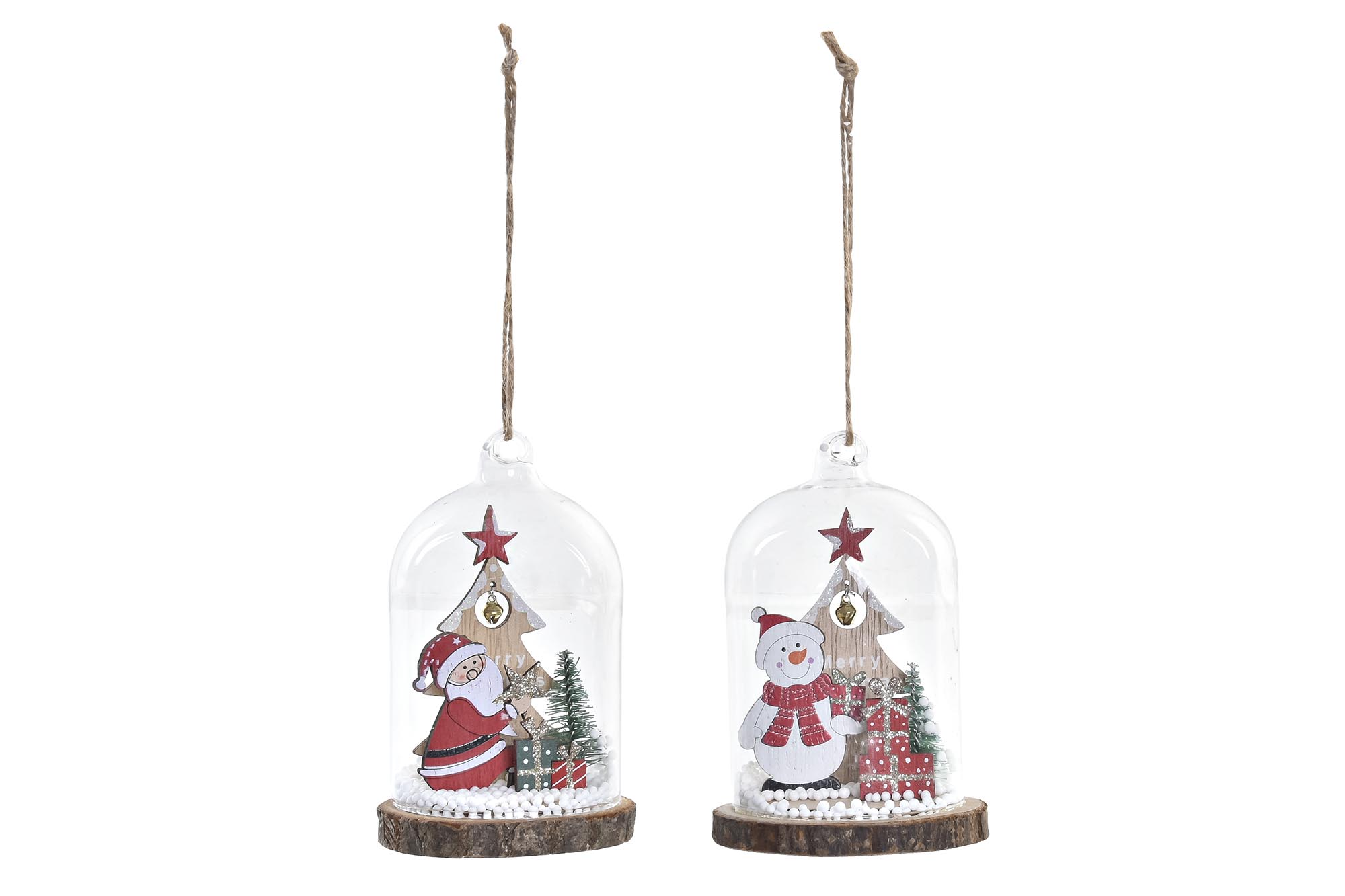 DECORACION COLGANTE CRISTAL MDF 8X8X12 2 SURT.