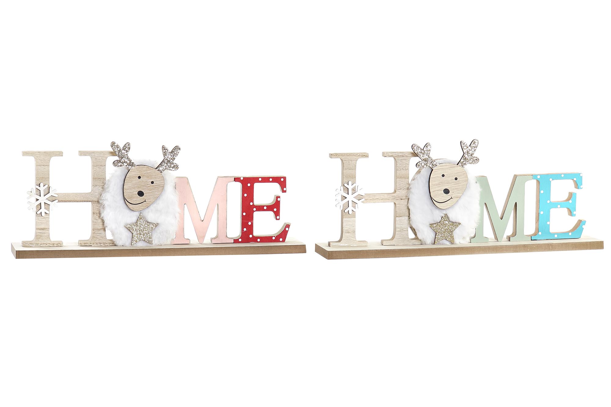 DECORACION MDF POLIESTER 30,5X5,5X16 HOME 2 SURT.
