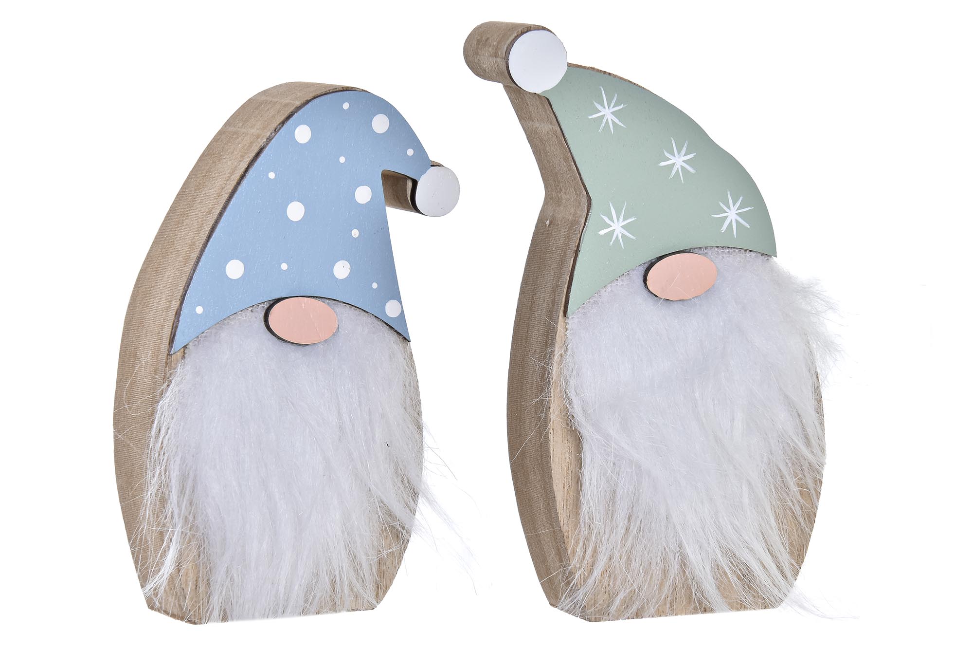 FIGURA MDF POLIESTER 12X3X6,7 PAPA NOEL 2 SURT.