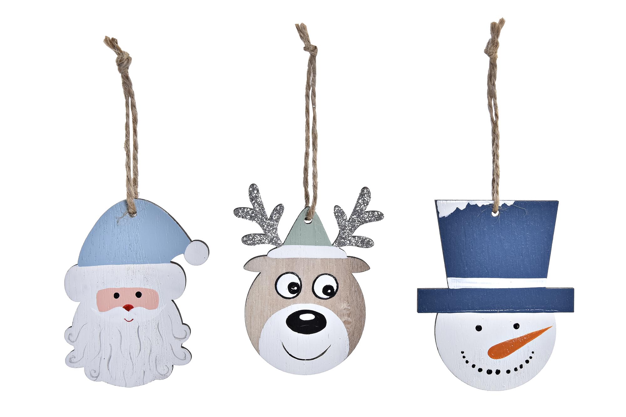 DECORACION COLGANTE SET 3 MDF 21X8X1,5 MULTICOLOR