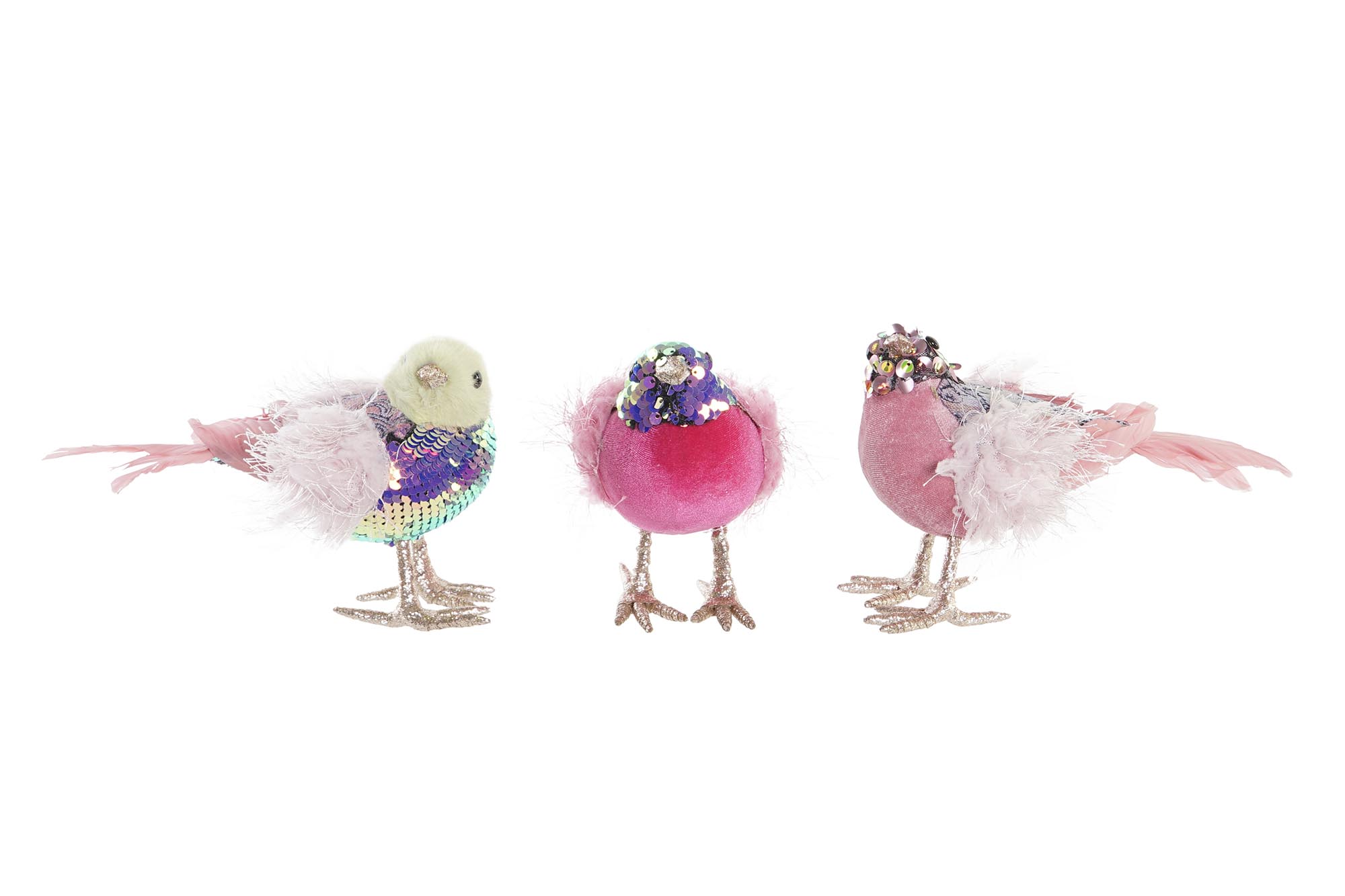 FIGURA POLIESTER 18X8X13 PAJARO 3 SURT.