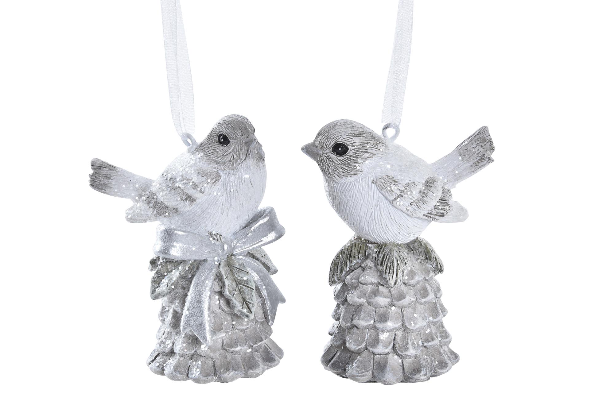 DECORACION COLGANTE RESINA 5X4X7,5 PAJARO 2 SURT.