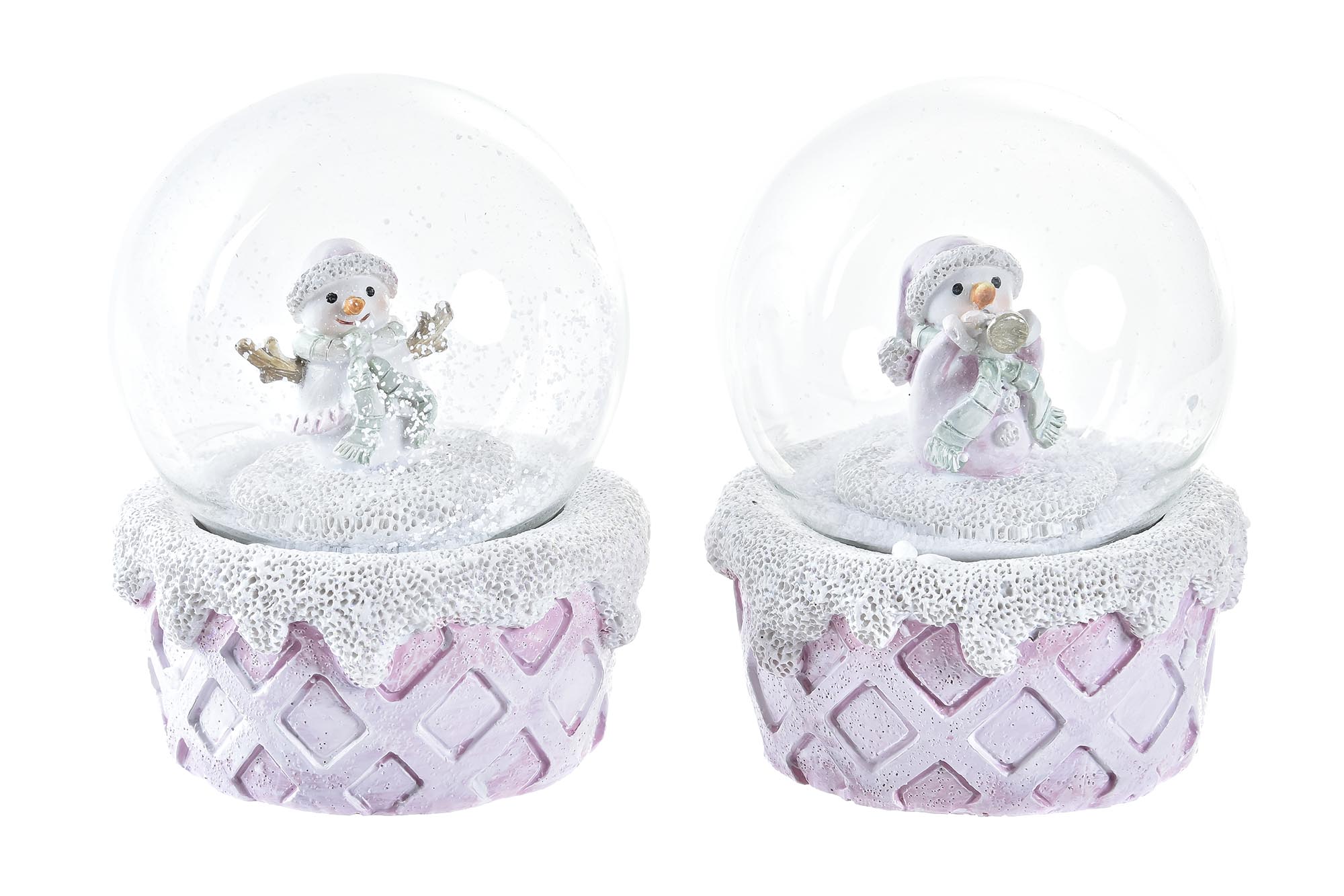 FIGURA RESINA CRISTAL 7X7X9 BOLA 2 SURT.