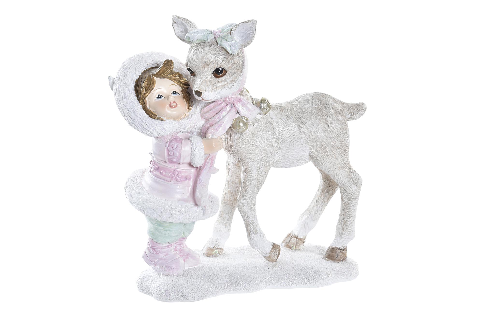 FIGURA RESINA 12X6X13 ROSA