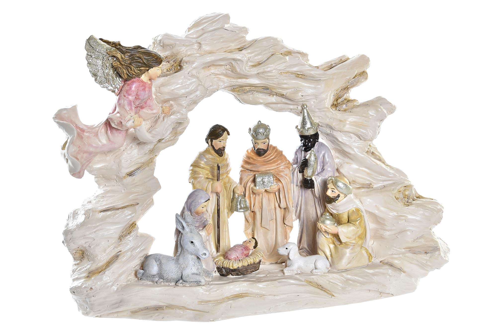 NACIMIENTO RESINA 23,5X8X17 BEIGE