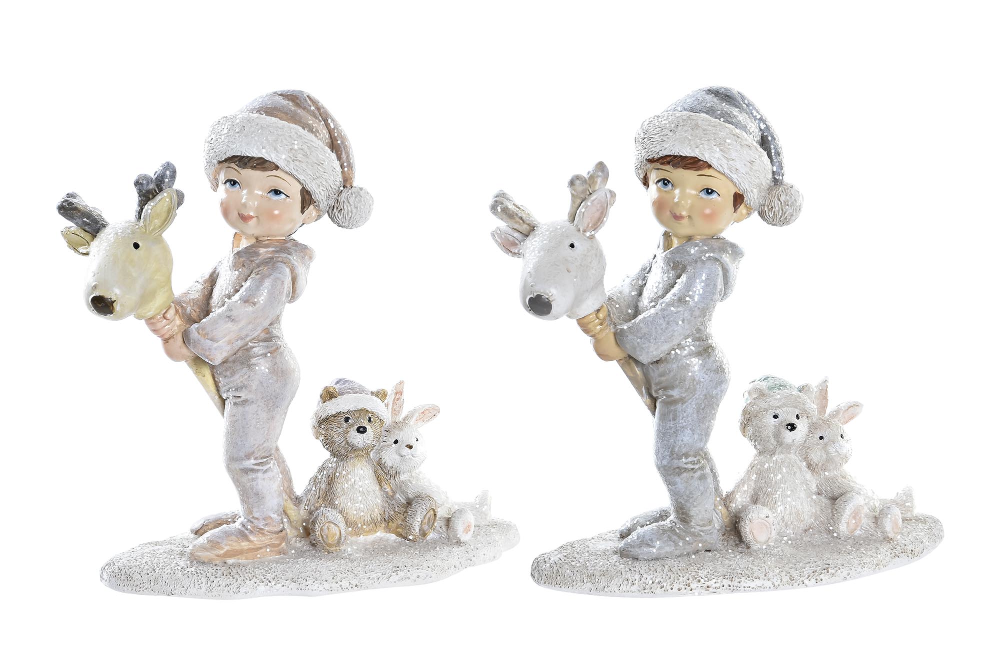 FIGURA RESINA 11X5,5X12 NIÑOS 2 SURT.