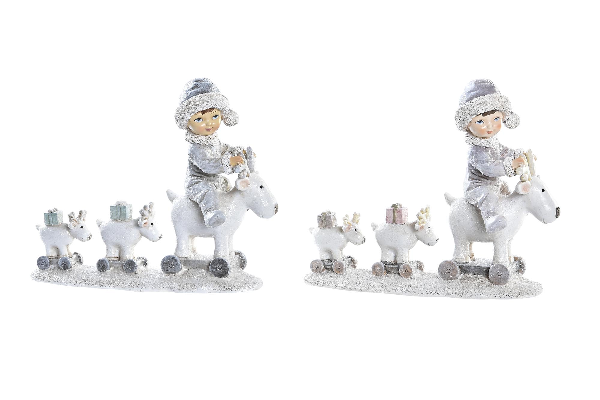 FIGURA RESINA 17X7,5X13,5 NIÑA 2 SURT.