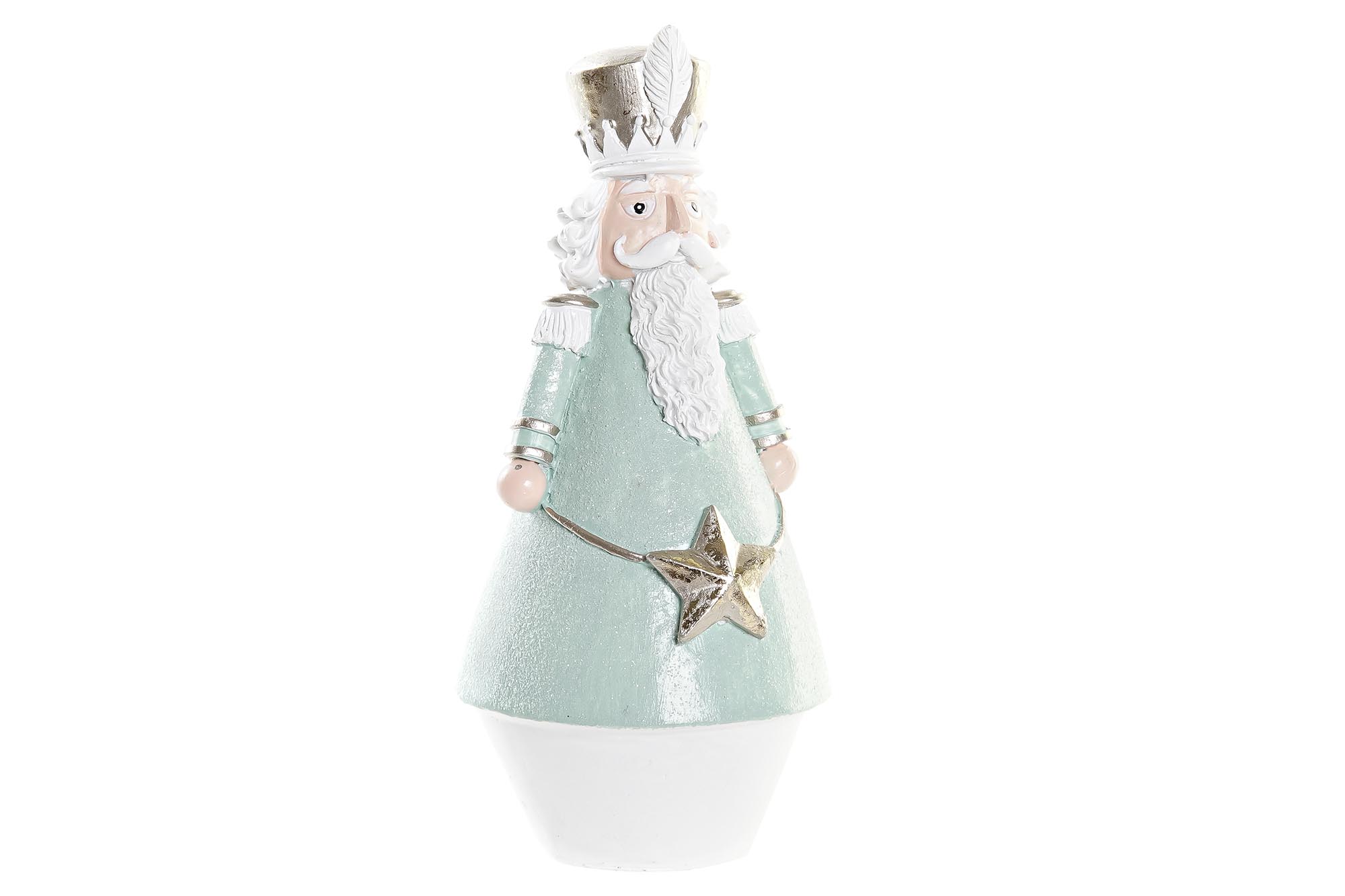 FIGURA RESINA 8X8X16 CASCANUECES VERDE MENTA