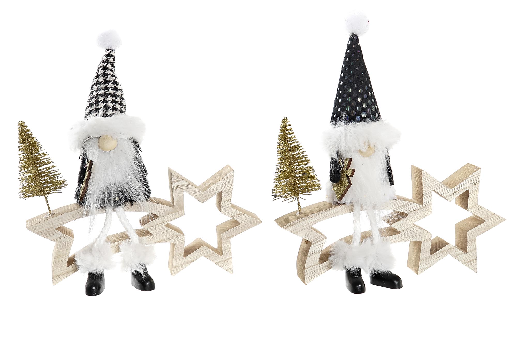 FIGURA POLIESTER MDF 18X6X19 ESTRELLA 2 SURT.