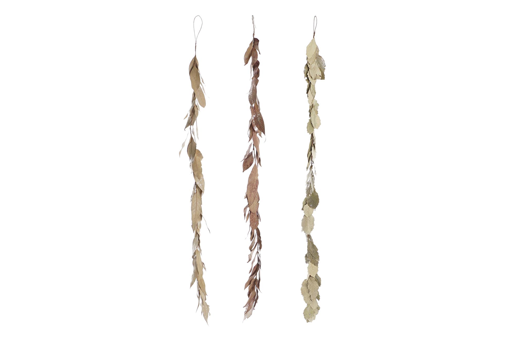 GUIRNALDA NATURAL METAL 110X9X5 HOJAS 3 SURT.