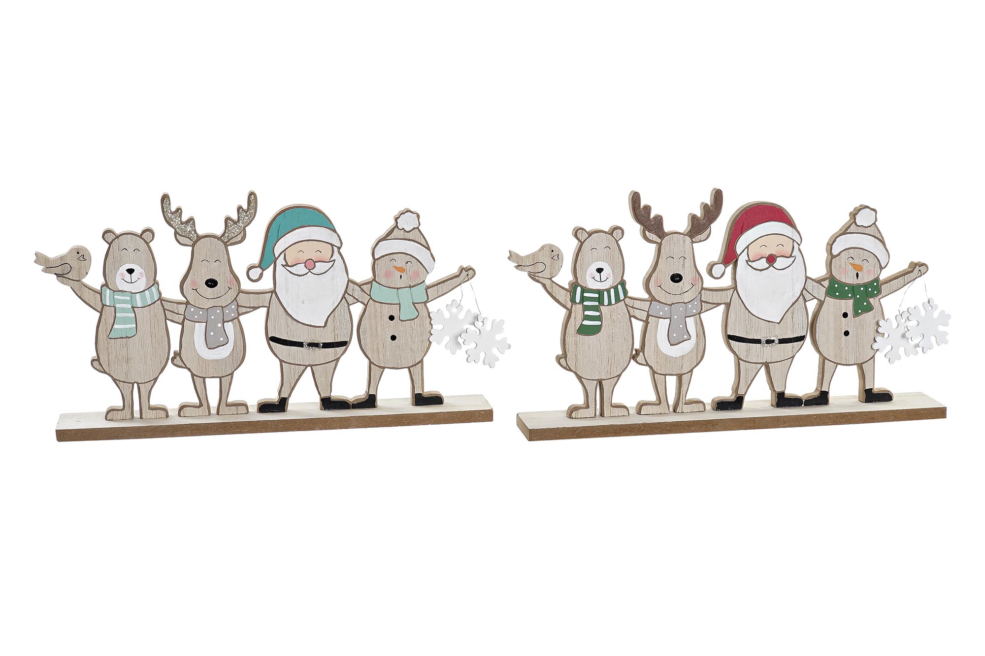 FIGURA MADERA 30X4X17 NAVIDAD 2 SURT.