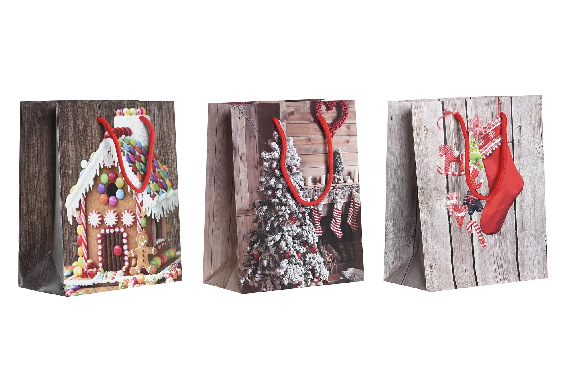 BOLSA PAPEL 26X13X32 160GR, ALPINO 3 SURT.