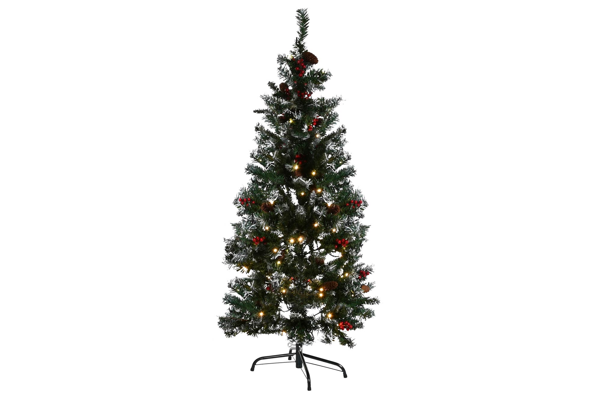 ARBOL PE METAL 70X70X150 170LED VERDE