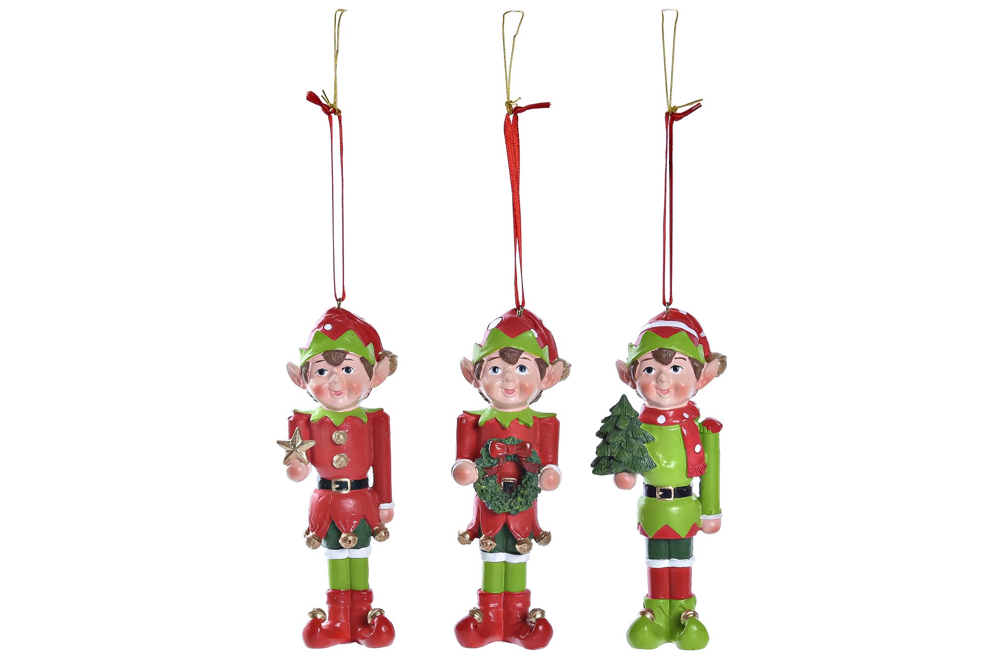 DECORACION COLGANTE RESINA 5X4X14 ELFO 3 SURT.