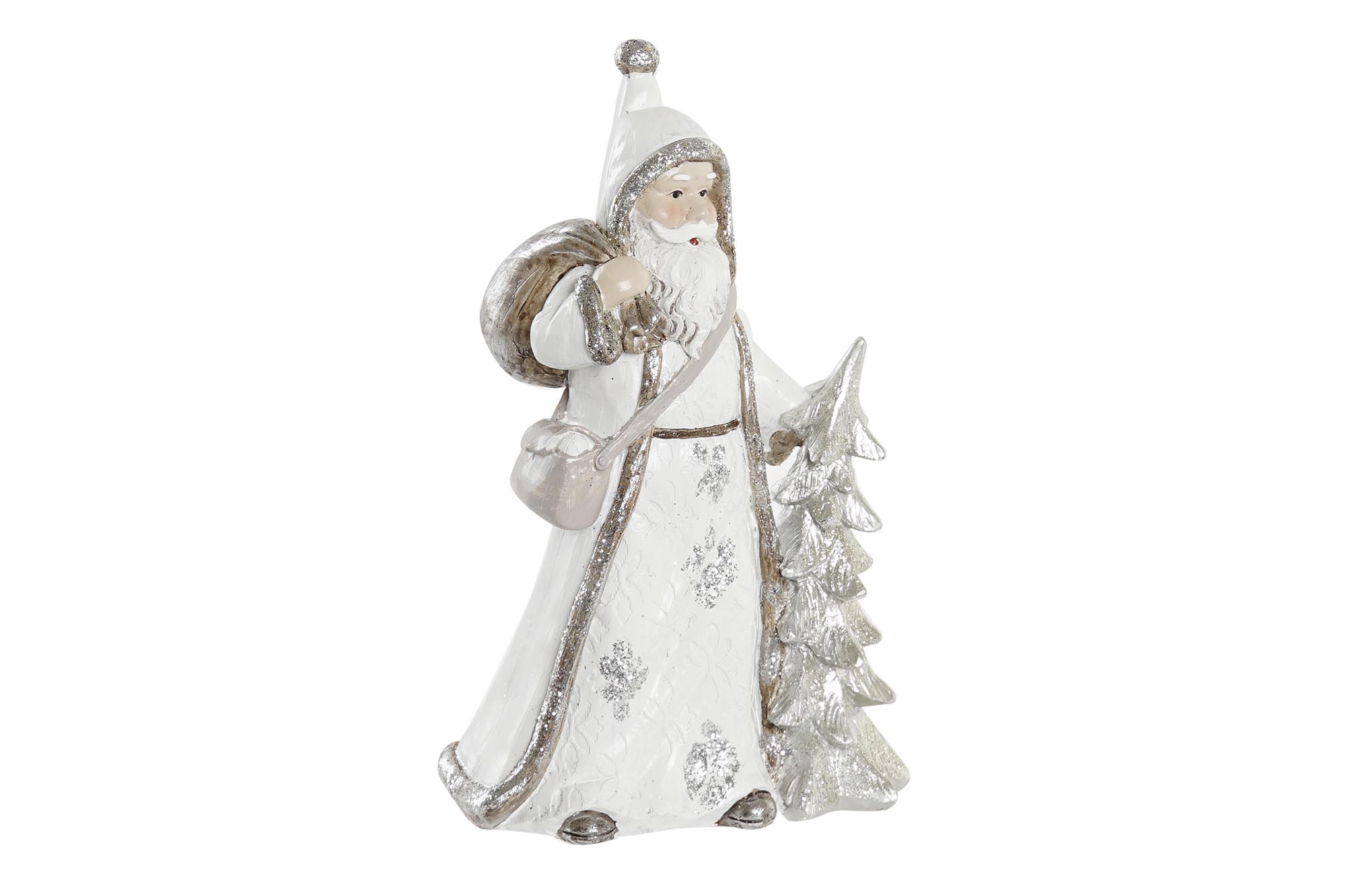 FIGURA RESINA 12,5X8X19,5 SANTA BLANCO