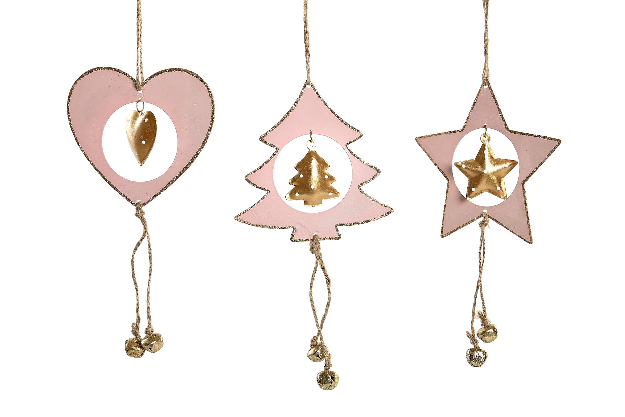 DECORACION COLGANTE METAL 11X1X32 3 SURT.