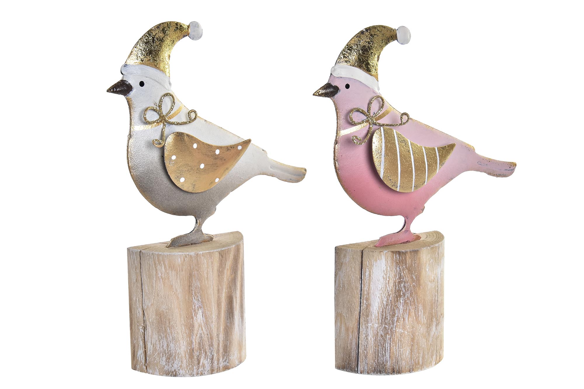 FIGURA METAL 12,5X3X17,5 PAJARO 2 SURT.