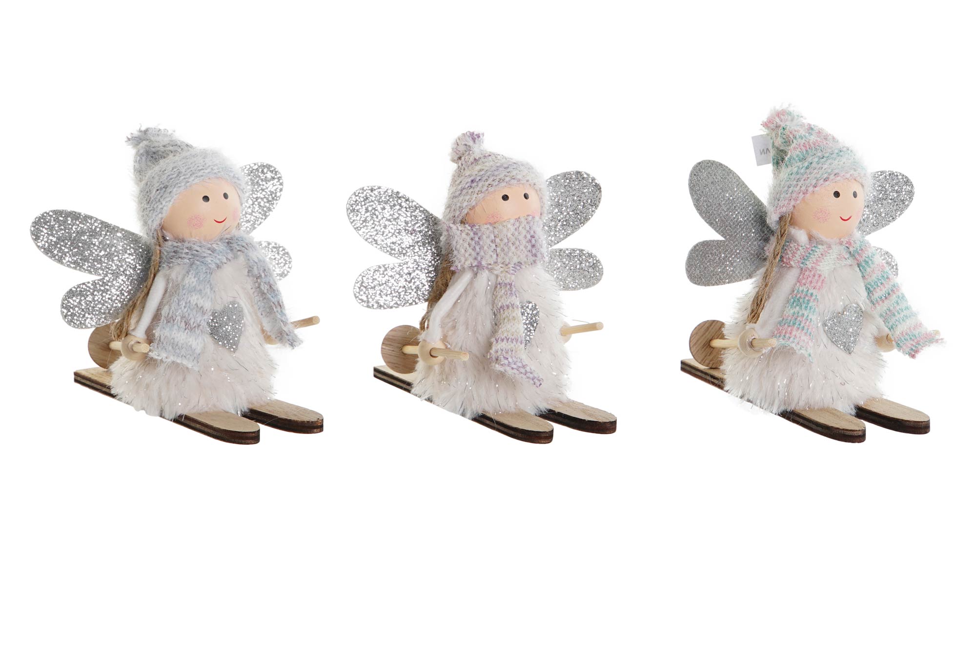 FIGURA POLIESTER MADERA 12X8X10 HADA 3 SURT.
