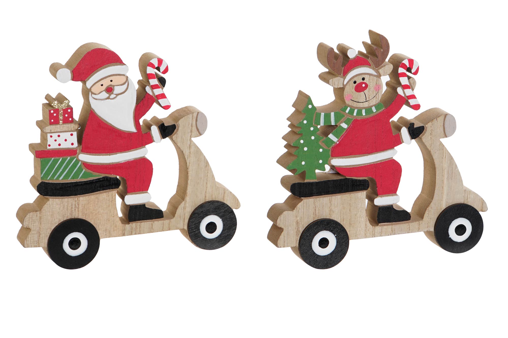 FIGURA MADERA 15X2X15,5 MOTO VESPA 2 SURT.