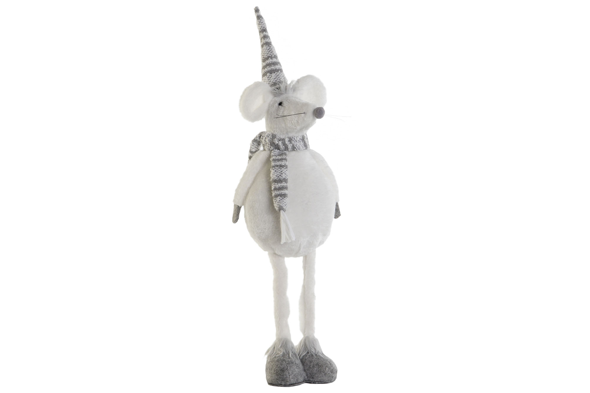 FIGURA POLIESTER 20X13X66 RATON BLANCO