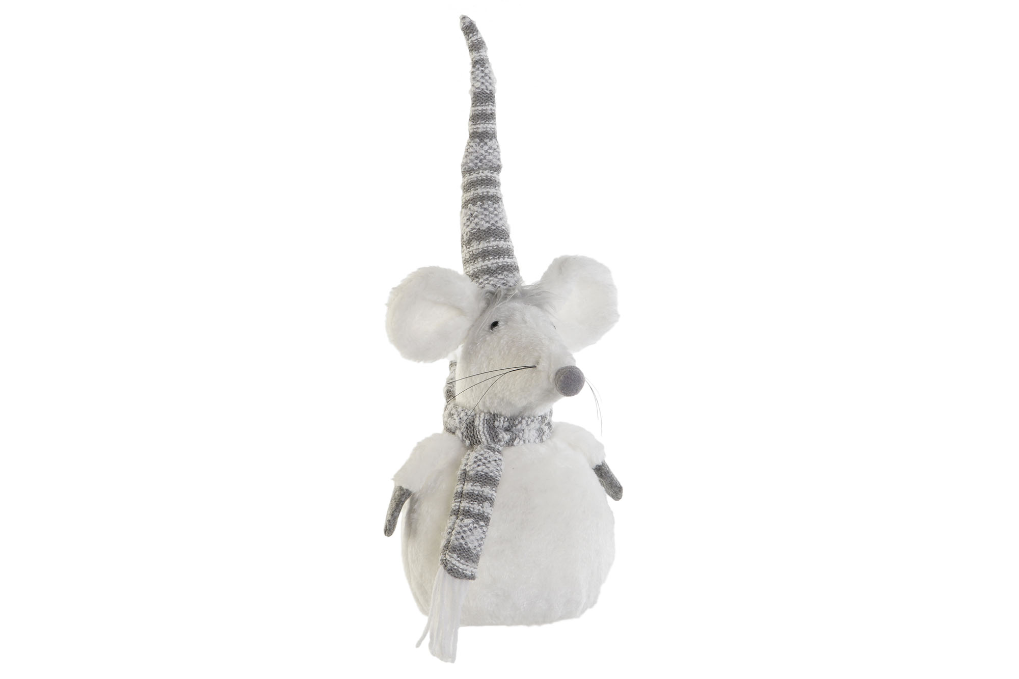 FIGURA POLIESTER 17X17X36 RATON BLANCO