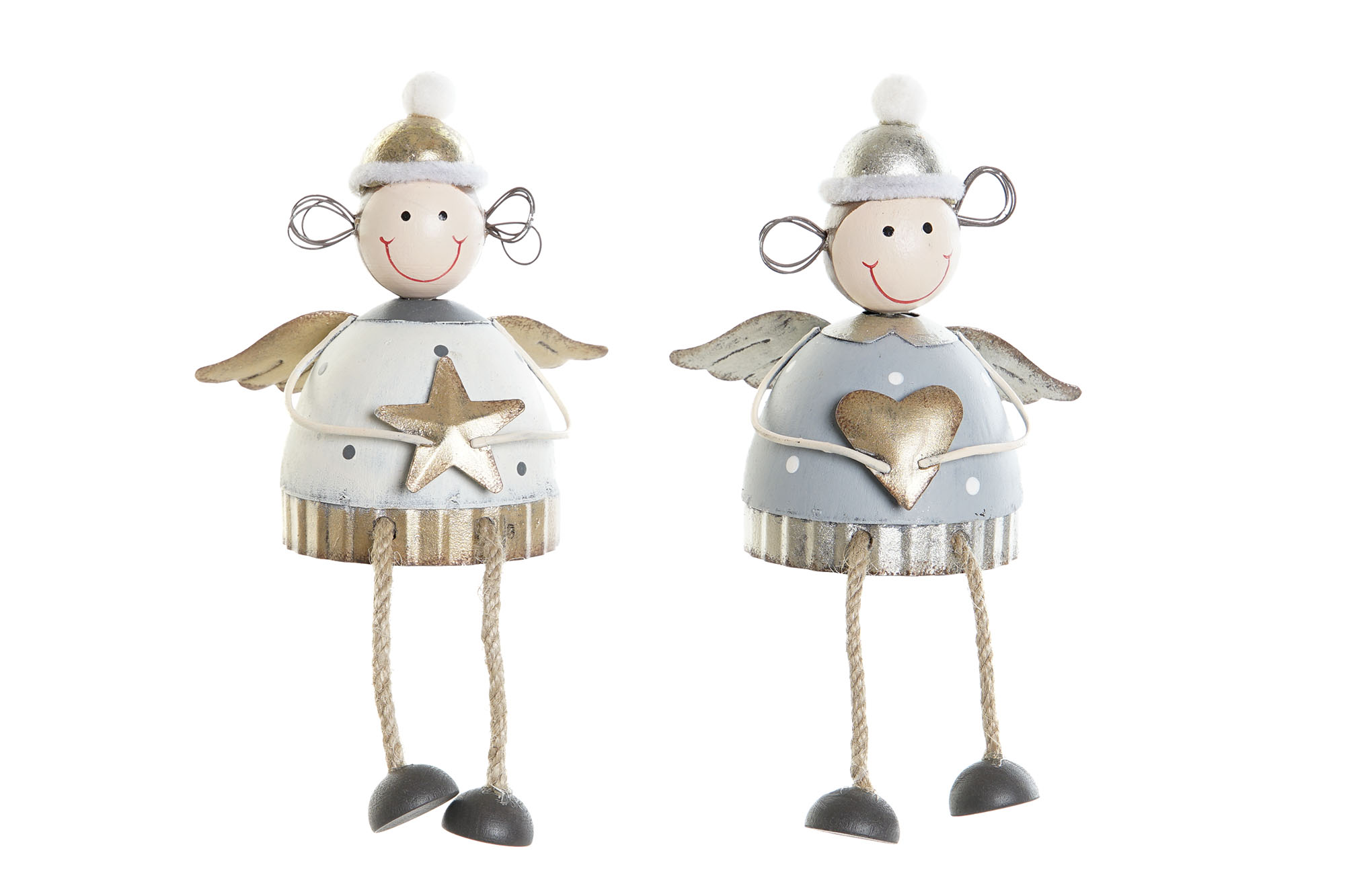 FIGURA METAL 6,5X9X16 ANGEL 2 SURT.