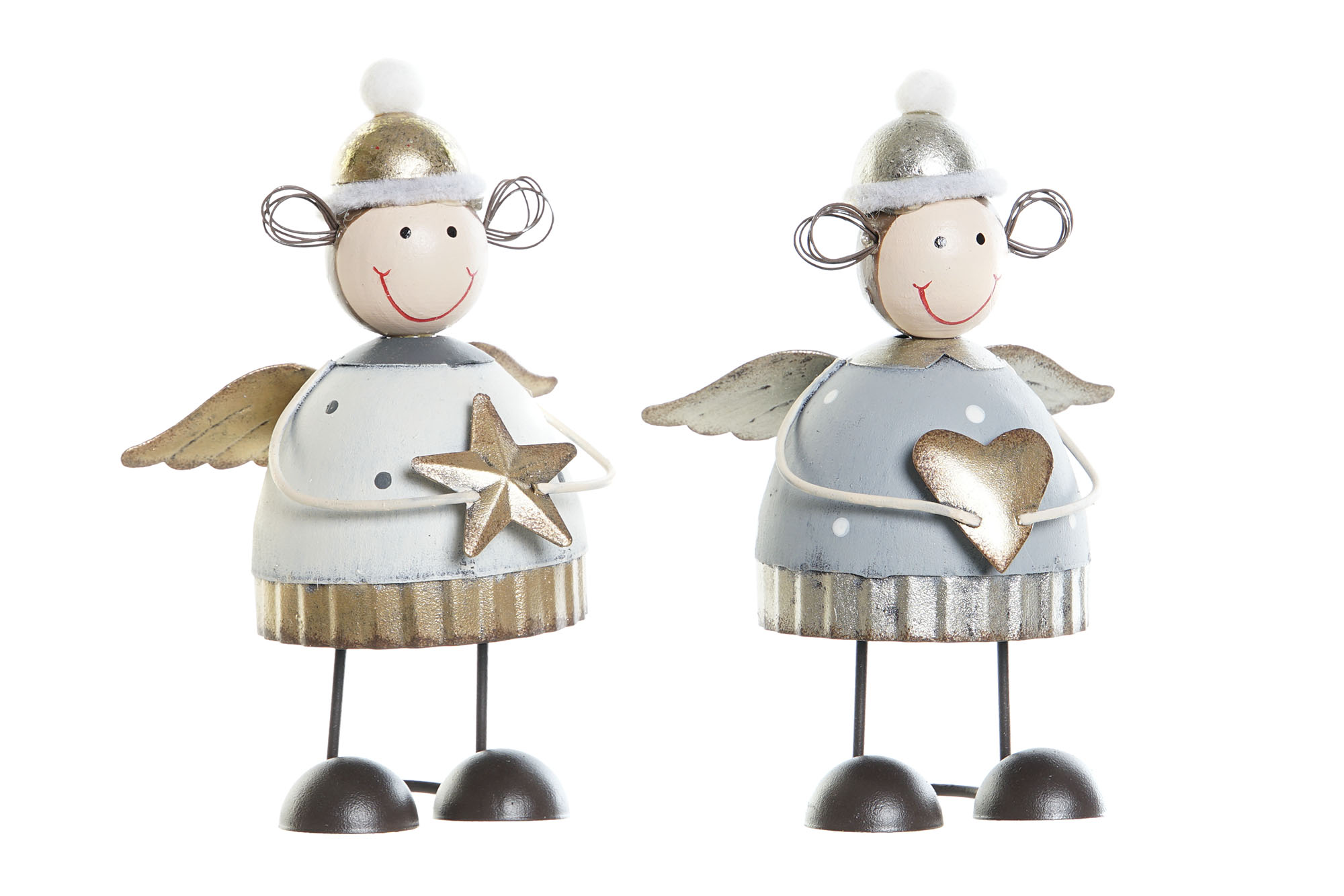 FIGURA METAL 9X6,5X14 ANGEL 2 SURT.