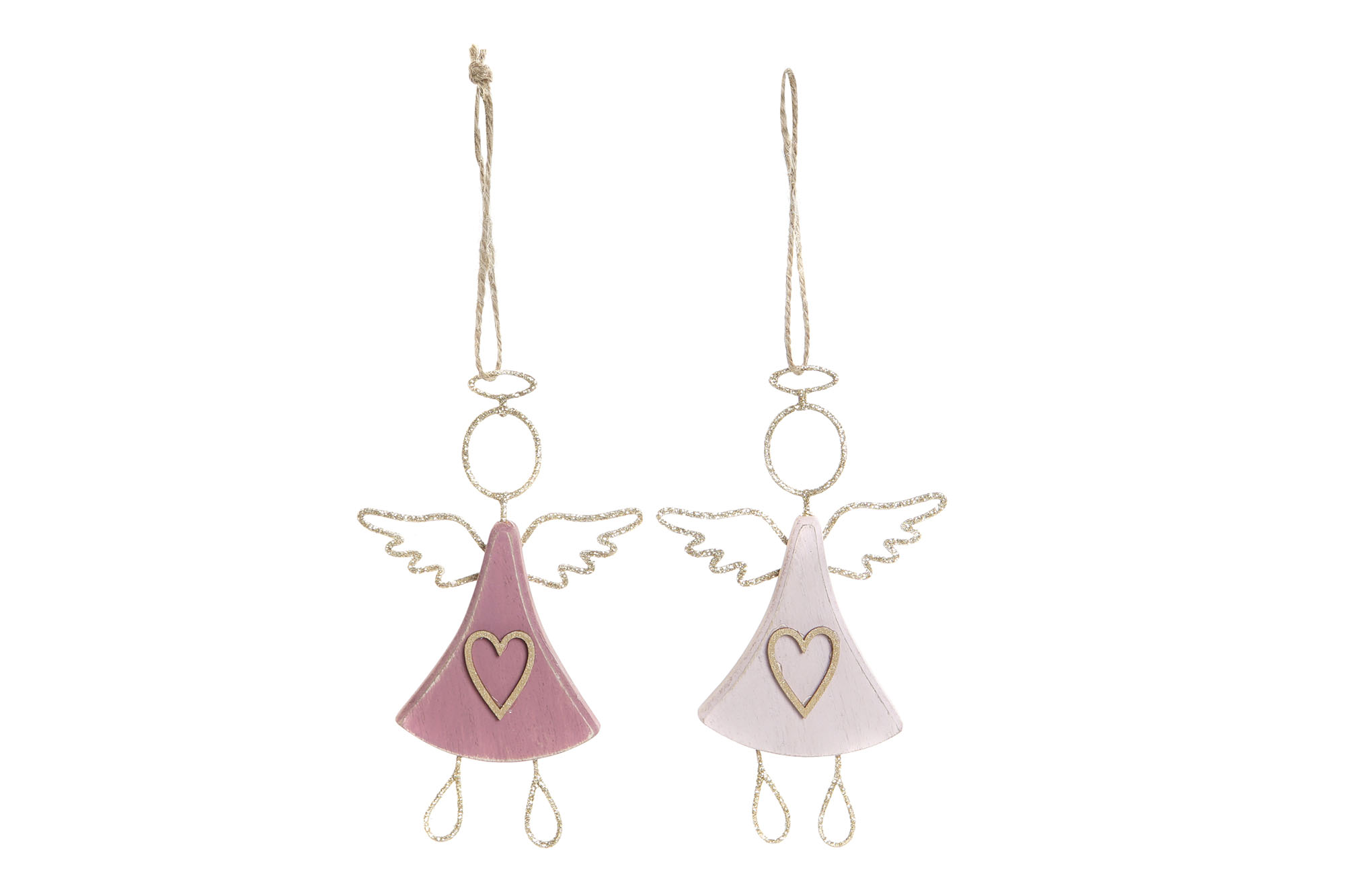 DECORACION COLGANTE MADERA 9X1,2X15 ANGEL 2 SURT.