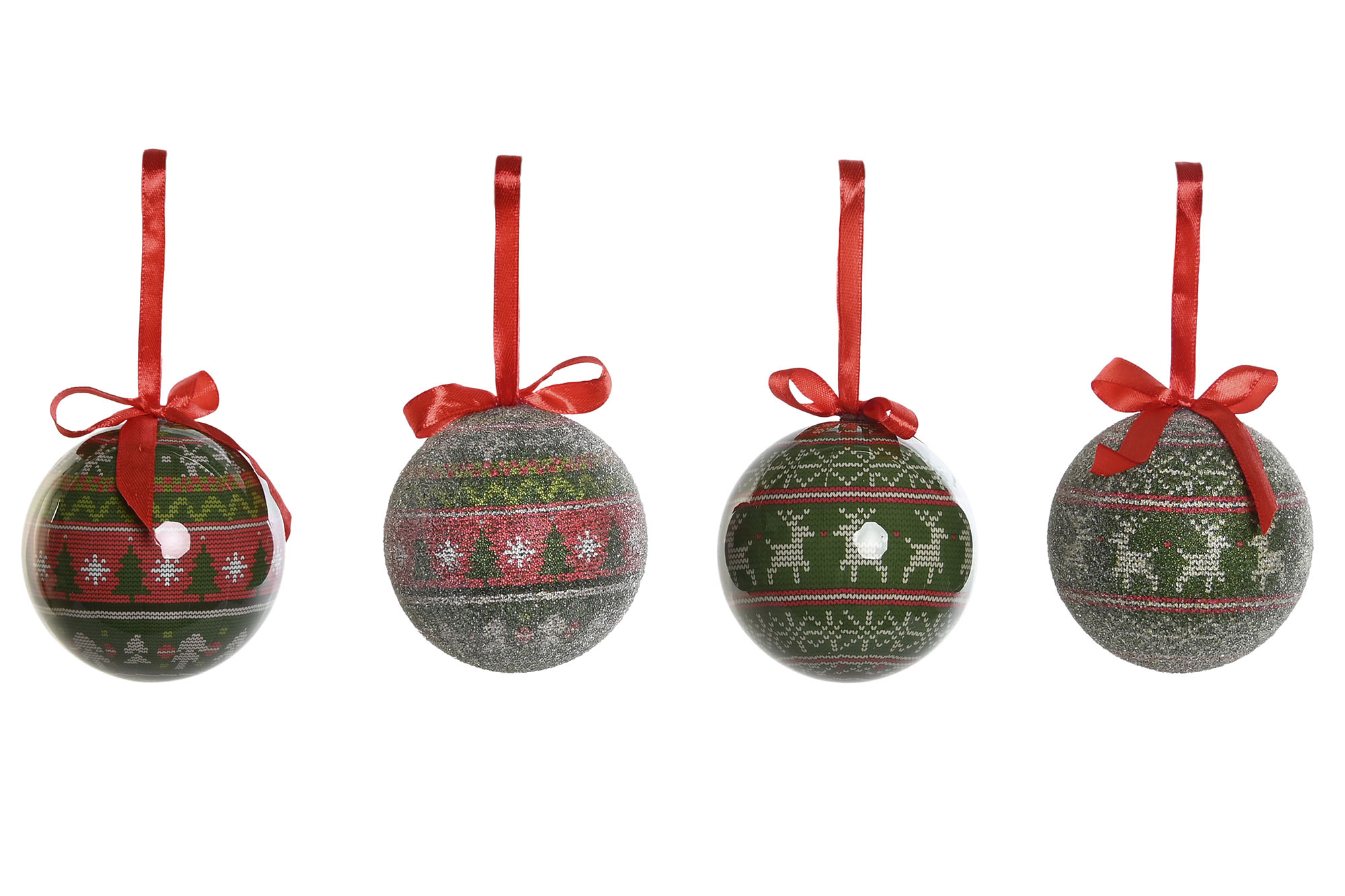 BOLA DECORACION SET 14 PVC 25X25X16 VERDE
