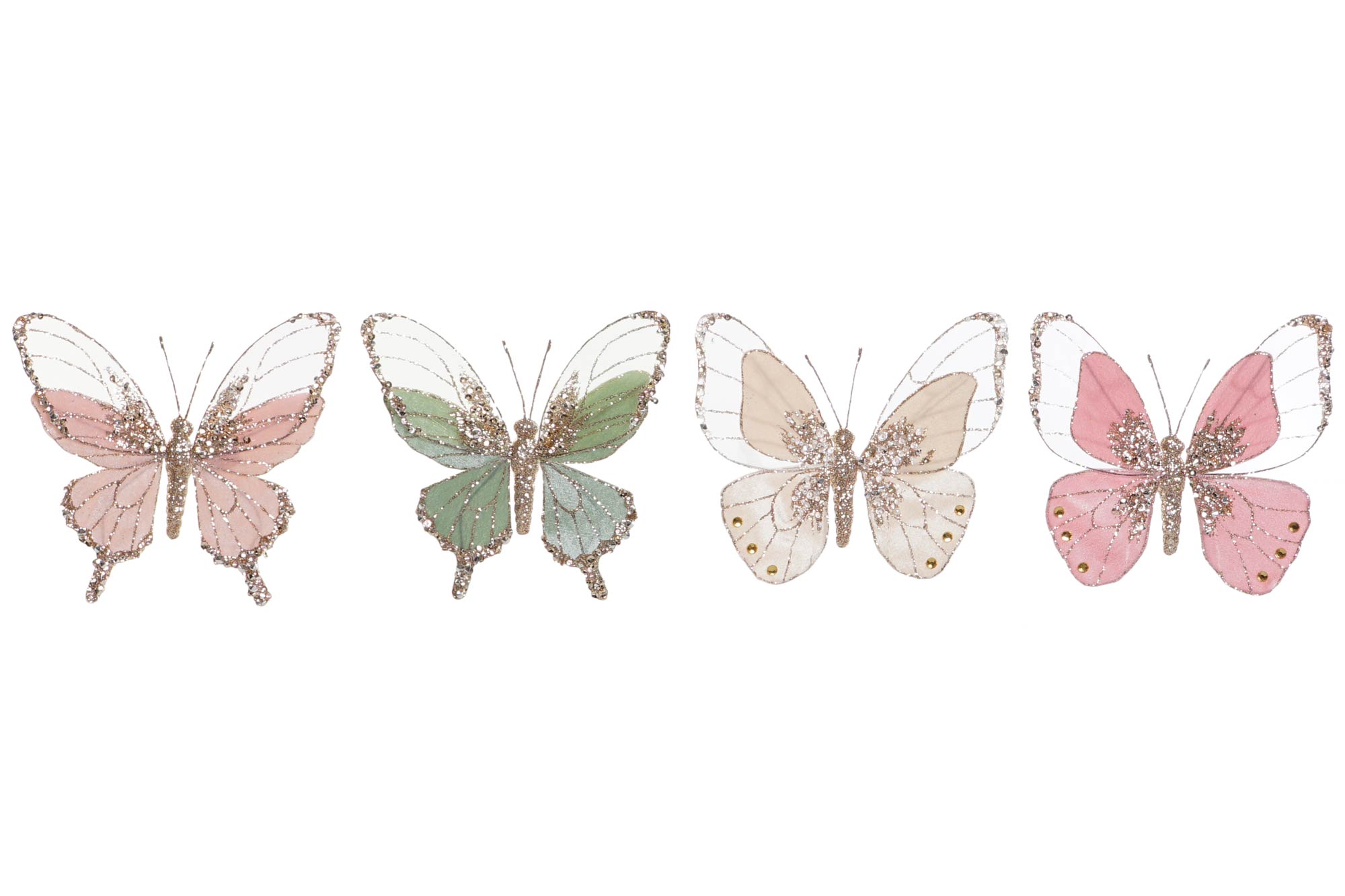 DECORACION COLGANTE POLIESTER 15X3X18 MARIPOSA 4 S