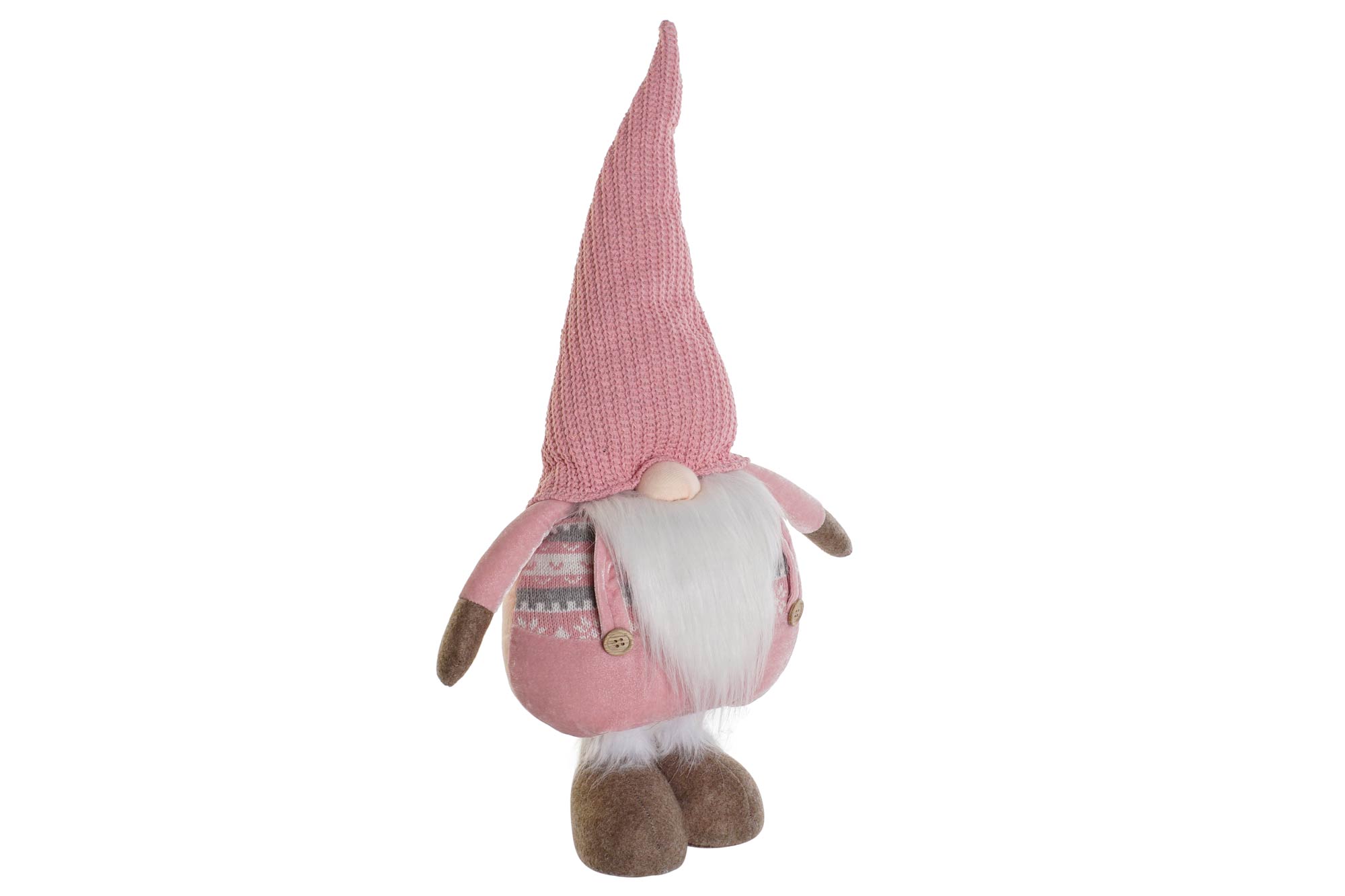 FIGURA POLIESTER 30X15X84 GNOMO ROSA