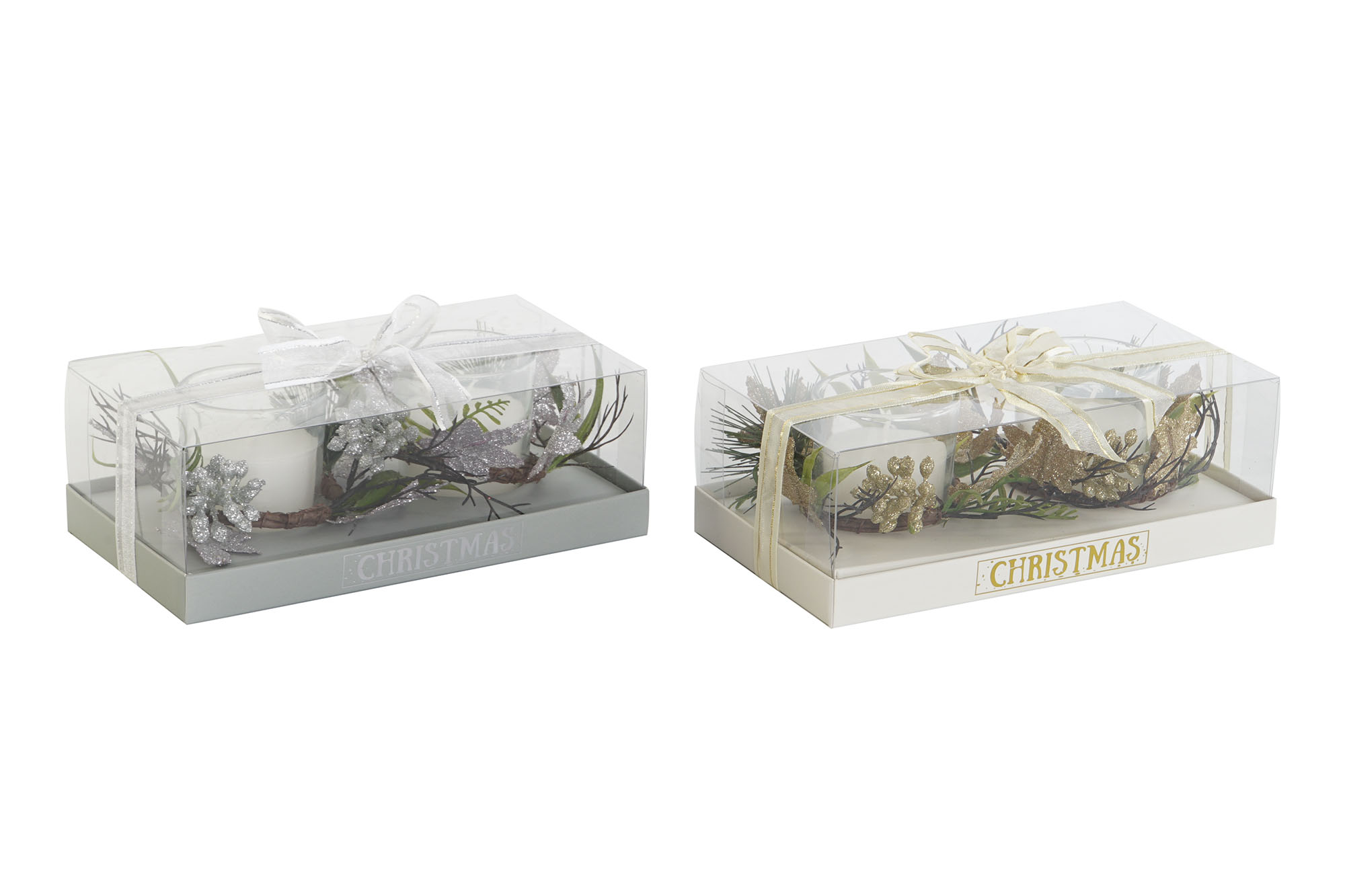VELA SET 2 CERA PARAFINA 10X10X7 50GR 2 SURT.